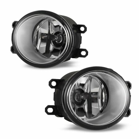 WINJET Fog Llights - Clear - Wiring Kit Included CFWJ-0074-C